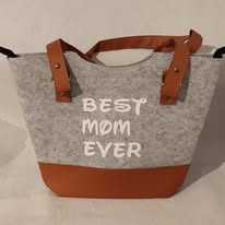 Filztasche mit Spruch – kleines Geschenk mit großer Wirkung